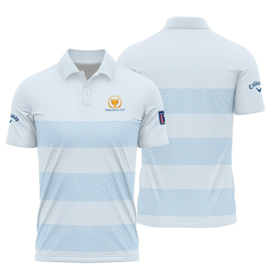 Polo Shirt Callaway Presidents Cup Light Blue Background Line Blue HOPDC120724A01CLWPL