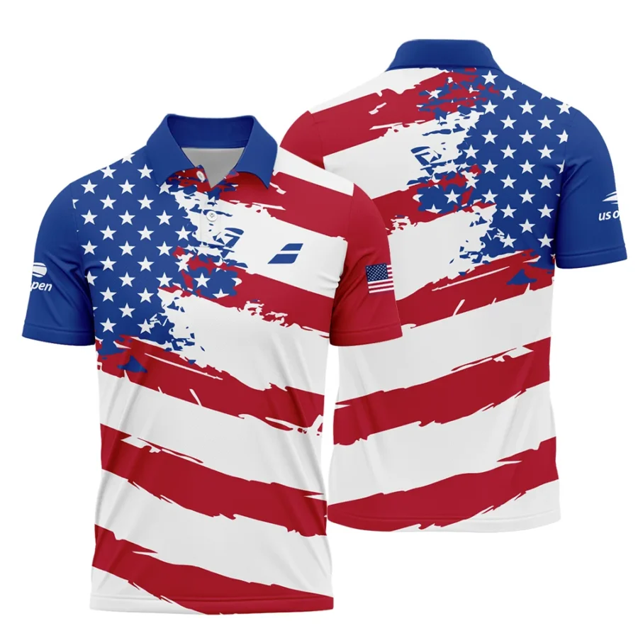 Sport Babolat US Open Tennis Polo Shirt All Over Prints HOTN060724A1BAPL