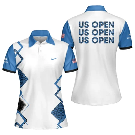 Blue Color Sport Tennis Nike US Open Tennis Short Polo Shirt All Over Prints QTUSTM26724A4NKPL