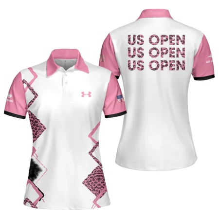 Light Pink Color Sport Tennis Ralph Lauren US Open Tennis Short Polo Shirt All Over Prints QTUSTM26724A4RLPL