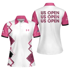 Light Pink Color Sport Tennis Under Armour US Open Tennis Short Polo Shirt All Over Prints QTUSTM26724A4UAPL