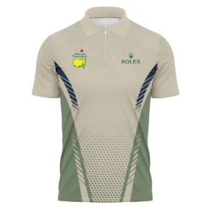 Collab Release Tan Green Rolex Masters Tournament Vneck Polo Shirt All Over Prints  BLMT220724A3ROXZVPL