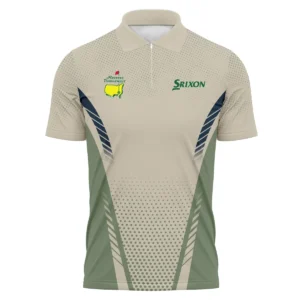 Collab Release Tan Green Srixon Masters Tournament Vneck Polo Shirt All Over Prints  BLMT220724A3SRIZVPL