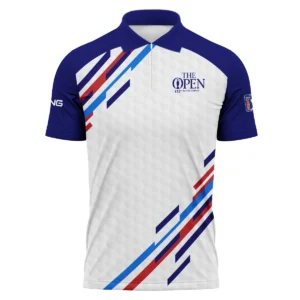 Special Release Ping 152nd Open Championship Blue Red Straight Line White Background Vneck Polo Shirt All Over Prints  HOTOP090724A01PIZVPL