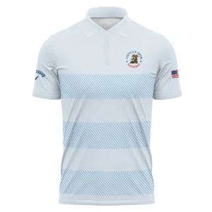 Polo Shirt Callaway 125th US Open Championship Light Blue Background Line Blue HOUSG120724A02CLWPL