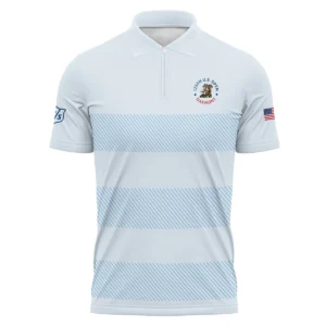 Polo Shirt Wilson Staff 125th US Open Championship Light Blue Background Line Blue HOUSG120724A02WSPL