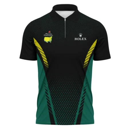 Special Release Green Mix Black Rolex 125th U.S. Open Oakmont Zipper Polo Shirt All Over Prints QTMT130724A1ROXZPL