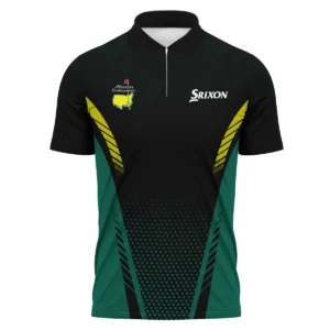 Special Release Green Mix Black Srixon Masters Tournament Vneck Polo Shirt All Over Prints  QTMT130724A1SRZVPL