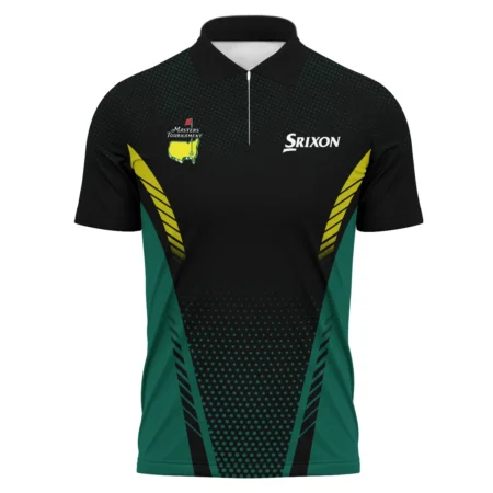 Special Release Green Mix Black Srixon Masters Tournament Zipper Polo Shirt All Over Prints QTMT130724A1SRZPL