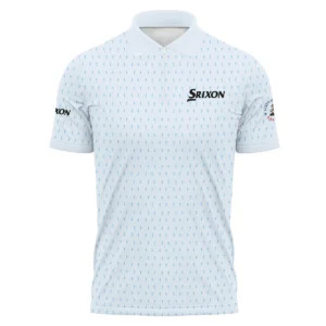 Special Release Light Blue Srixon Golf 125th U.S. Open Oakmont Vneck Polo Shirt All Over Prints  QTUSM8724A2SRZVPL