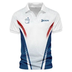 Collab Release Red White Blue Srixon Masters Tournament Zipper Polo Shirt All Over Prints BLMT220724A1SRIZPL