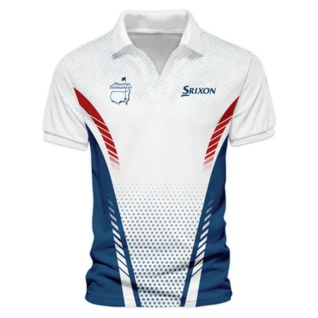 Collab Release Red White Blue Srixon Masters Tournament Vneck Polo Shirt All Over Prints  BLMT220724A1SRIZVPL