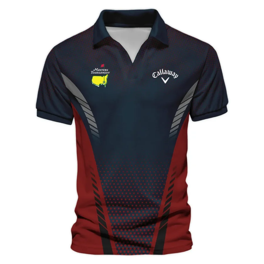 Collab Release Dark Blue Red Callaway Masters Tournament Vneck Polo Shirt All Over Prints  BLMT220724A2CLWZVPL