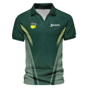 Collab Release Green Mix Srixon Masters Tournament Zipper Polo Shirt All Over Prints BLMT220724A4SRIZPL