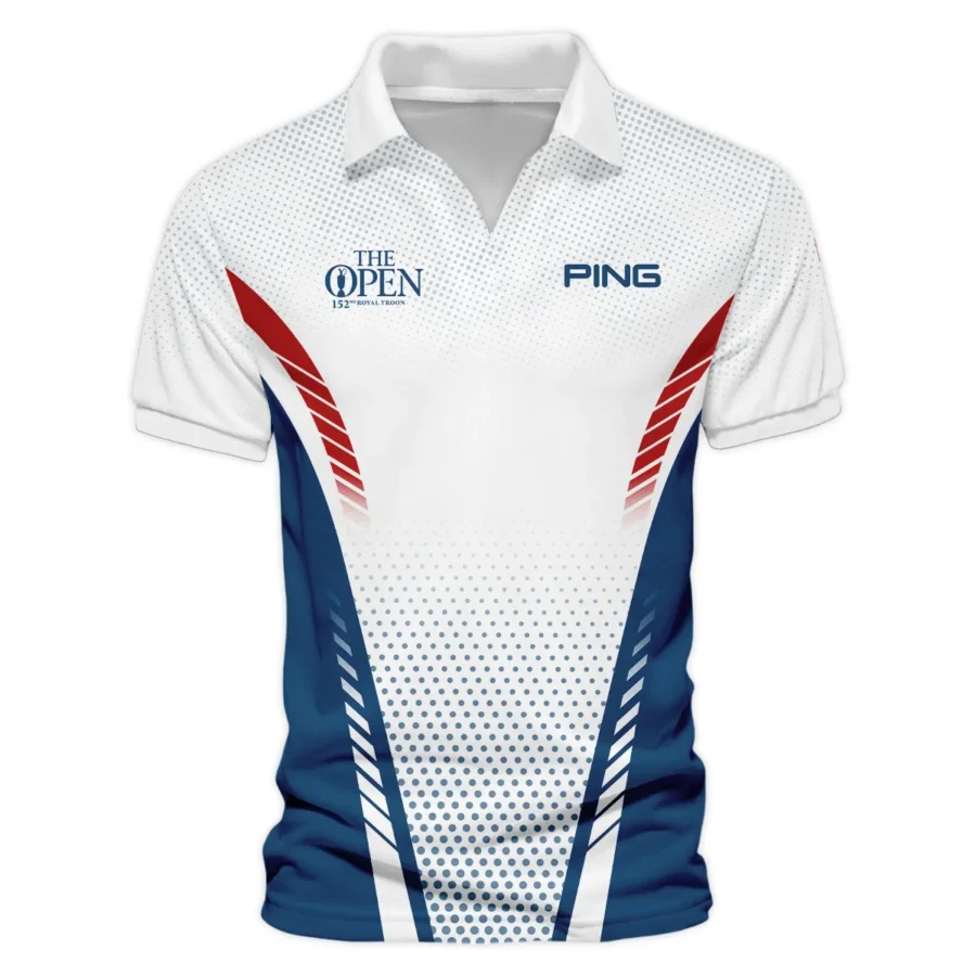 Special Release Red White Blue Ping Masters Tournament Vneck Polo Shirt All Over Prints  BLTOP090724A1PIZVPL