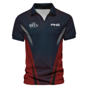 Special Release Dark Blue Red Ping Masters Tournament Zipper Polo Shirt All Over Prints BLTOP090724A2PIZPL