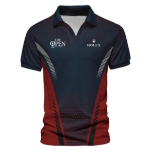 Special Release Dark Blue Red Rolex Masters Tournament Zipper Polo Shirt All Over Prints BLTOP090724A2ROXZPL