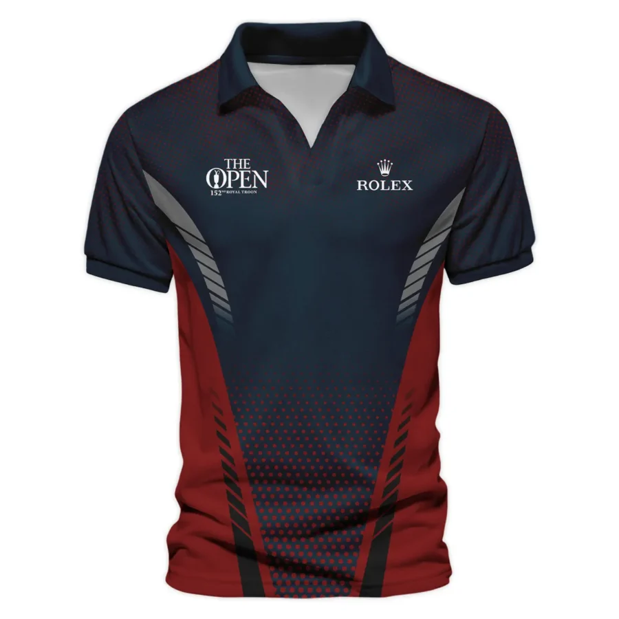 Special Release Dark Blue Red Rolex Masters Tournament Vneck Polo Shirt All Over Prints  BLTOP090724A2ROXZVPL