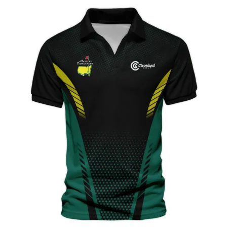 Special Release Green Mix Black Cleveland Golf Masters Tournament Vneck Polo Shirt All Over Prints  QTMT130724A1CLZVPL