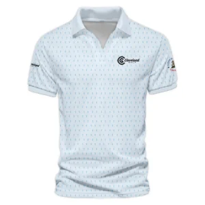 Special Release Light Blue Cleveland Golf Golf 125th U.S. Open Oakmont Zipper Polo Shirt All Over Prints QTUSM8724A2CLZPL