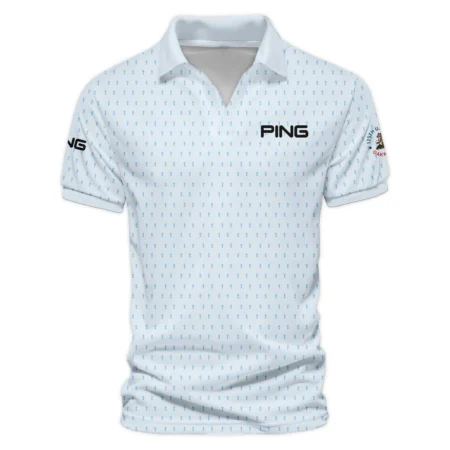 Special Release Light Blue Ping 125th U.S. Open Oakmont Vneck Polo Shirt All Over Prints  QTUSM8724A2PIZVPL