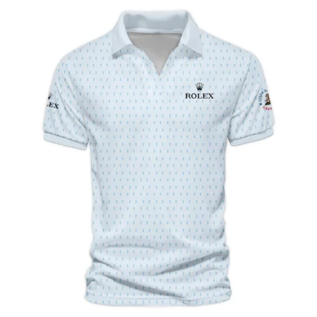 Special Release Light Blue Rolex 125th U.S. Open Oakmont Vneck Polo Shirt All Over Prints  QTUSM8724A2ROXZVPL