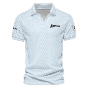 Special Release Light Blue Srixon Golf 125th U.S. Open Oakmont Zipper Polo Shirt All Over Prints QTUSM8724A2SRZPL