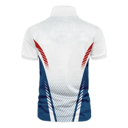 Collab Release Red White Blue Rolex Masters Tournament Vneck Polo Shirt All Over Prints  BLMT220724A1ROXZVPL