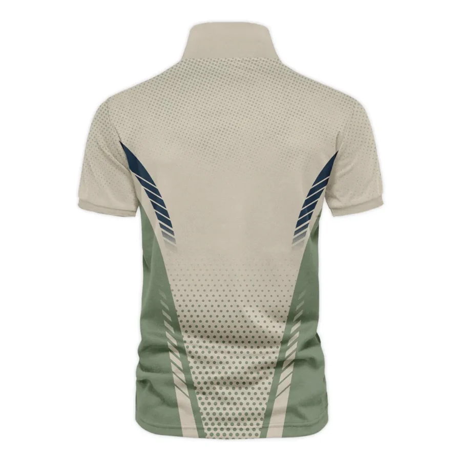 Collab Release Tan Green Cleveland Golf Masters Tournament Vneck Polo Shirt All Over Prints  BLMT220724A3CLEZVPL