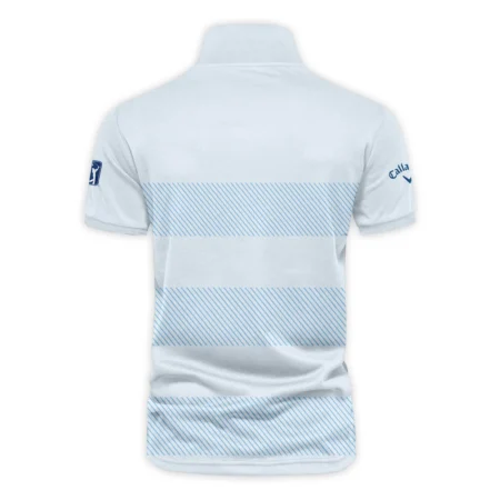 V-neck Polo Shirt Callaway Presidents Cup Light Blue Background Line Blue HOPDC120724A01CLWZVPL