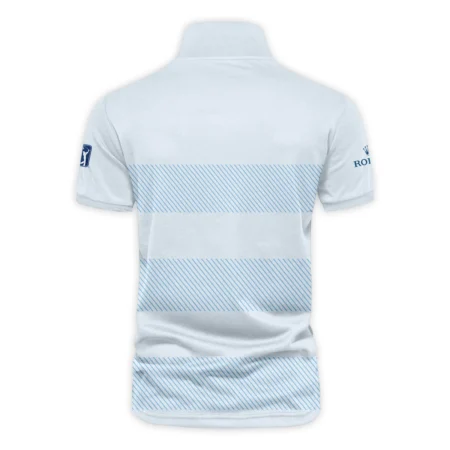 V-neck Polo Shirt Rolex Presidents Cup Light Blue Background Line Blue HOPDC120724A01ROXZVPL