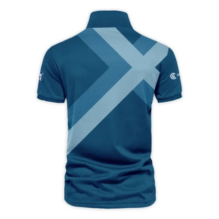 Special Release Cleveland Golf 152nd Open Championship Slightly Desaturated Blue Background Vneck Polo Shirt All Over Prints  HOTOP080724A01CLEZVPL