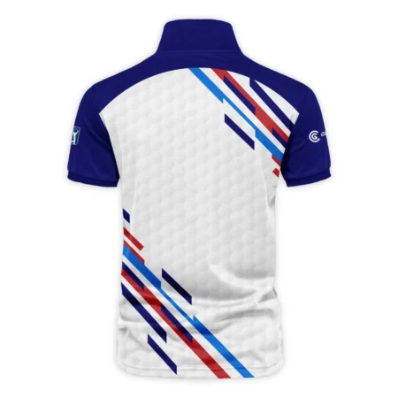 Special Release Cleveland Golf 152nd Open Championship Blue Red Straight Line White Background Vneck Polo Shirt All Over Prints  HOTOP090724A01CLEZVPL