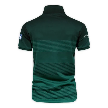 152nd Open Championship Callaway Dark Green Gradient Line Pattern Vneck Polo Shirt All Over Prints  HOTOP280624A01CLWZVPL