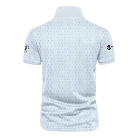 Special Release Light Blue Cleveland Golf Golf 125th U.S. Open Oakmont Vneck Polo Shirt All Over Prints  QTUSM8724A2CLZVPL