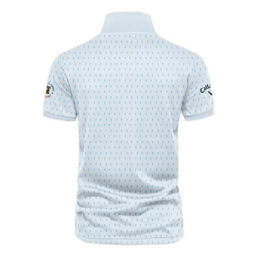 Special Release Light Blue Callaway 125th U.S. Open Oakmont Vneck Polo Shirt All Over Prints  QTUSM8724A2CLWZVPL