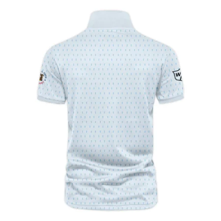 Special Release Light Blue Wilson Staff Golf 125th U.S. Open Oakmont Vneck Polo Shirt All Over Prints  QTUSM8724A2WSZVPL