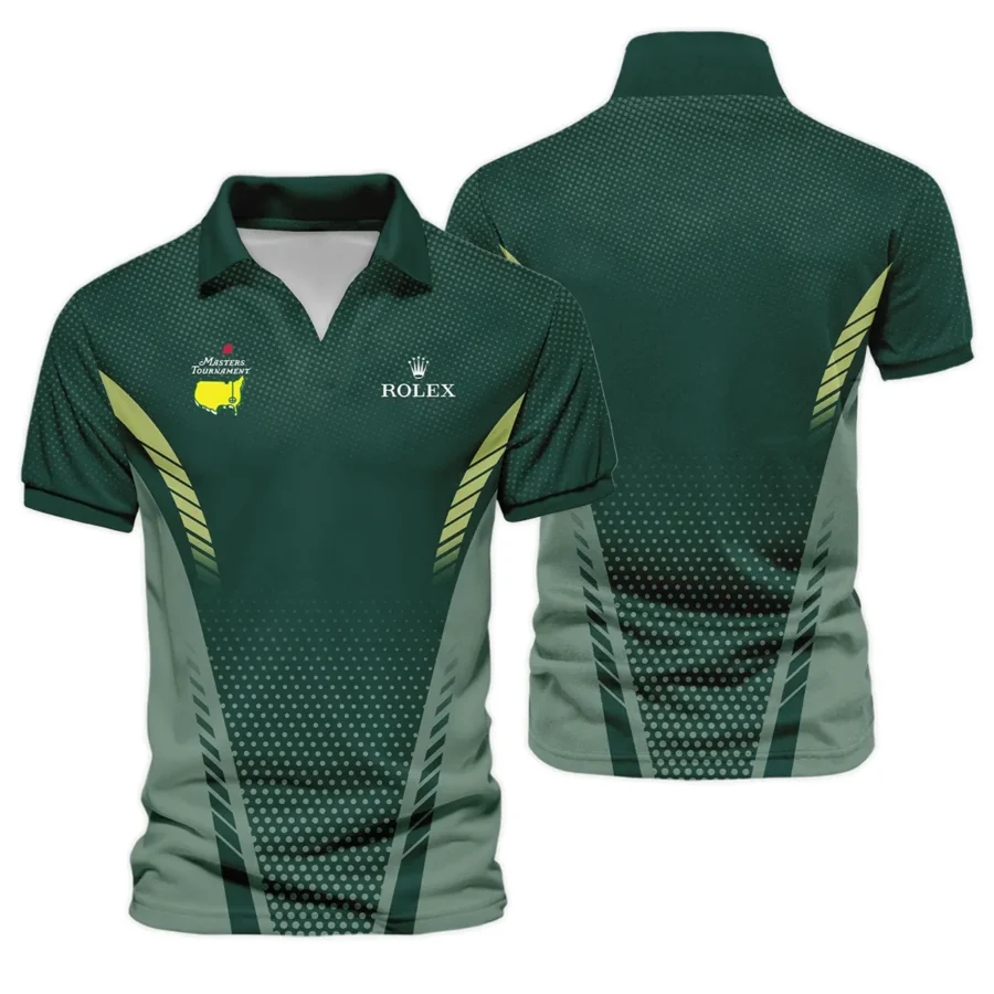 Collab Release Green Mix Rolex Masters Tournament Vneck Polo Shirt All Over Prints  BLMT220724A4ROXZVPL