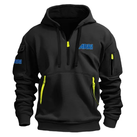 Special Release Nature Photography x Arri Brand Fashion Hoodie Half Zipper BLNP170724A1AR - Black