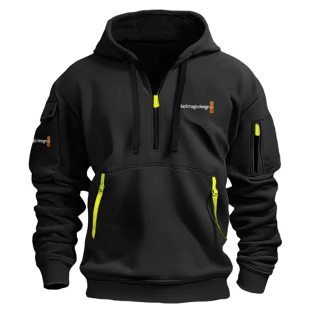 Special Release Nature Photography x Blackmagic Design Brand Fashion Hoodie Half Zipper BLNP170724A1BMD - Black