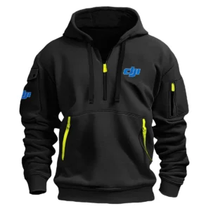 Special Release Nature Photography x DJI Brand Fashion Hoodie Half Zipper BLNP170724A1DJI - Gray