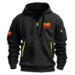 Special Release Nature Photography x Kodak Brand Fashion Hoodie Half Zipper BLNP170724A1KD - Gray