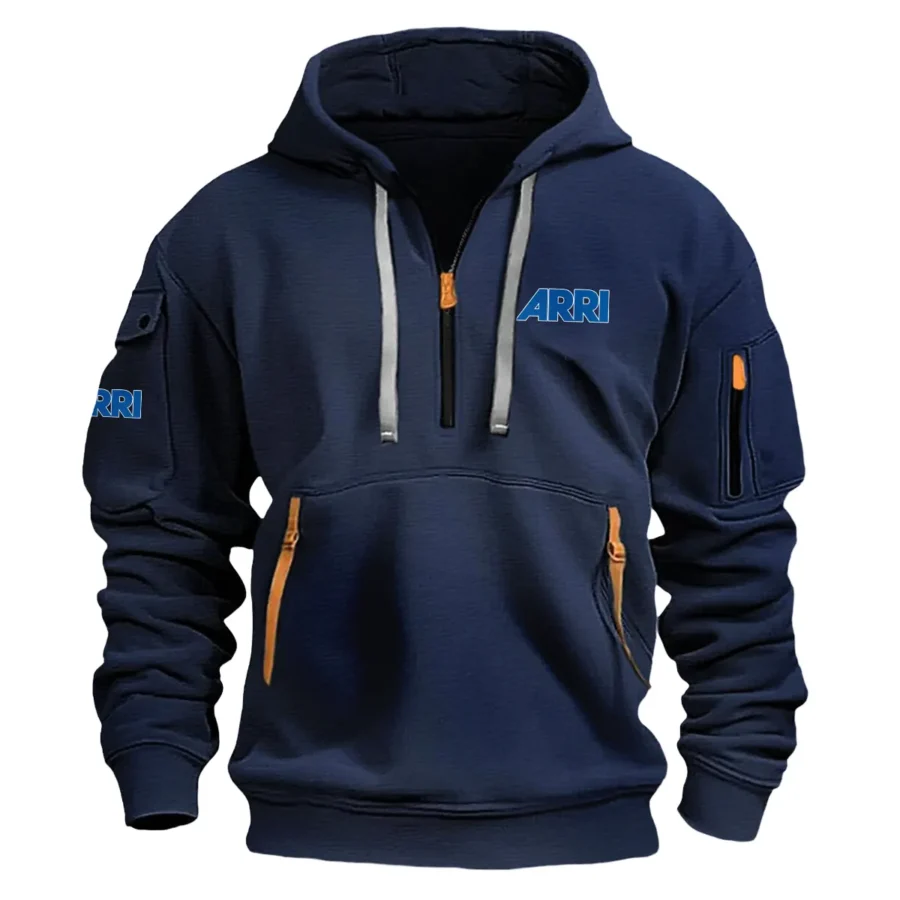 Special Release Nature Photography x Arri Brand Fashion Hoodie Half Zipper BLNP170724A1AR - Navy