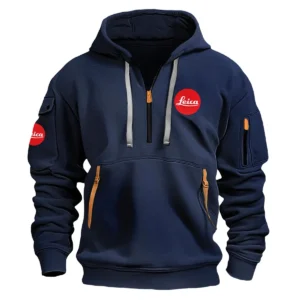 Special Release Nature Photography x Leica Brand Fashion Hoodie Half Zipper BLNP170724A1LC - Khaki