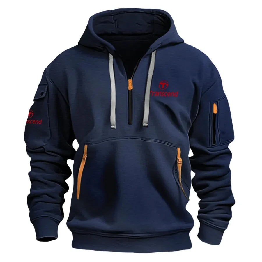 Special Release Nature Photography x Transcend Brand Fashion Hoodie Half Zipper BLNP170724A1TS - Navy