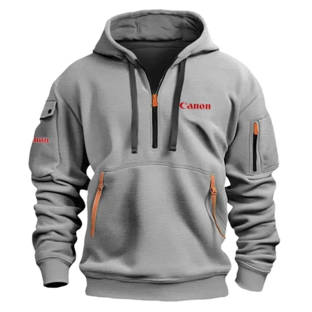 Special Release Nature Photography x Canon Brand Fashion Hoodie Half Zipper BLNP170724A1CN - Gray