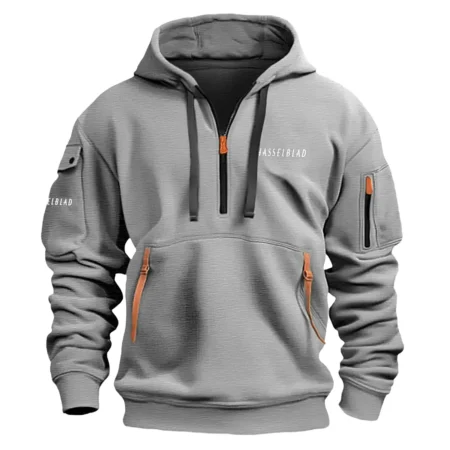 Special Release Nature Photography x Hasselblad Brand Fashion Hoodie Half Zipper BLNP170724A1HSB - Gray