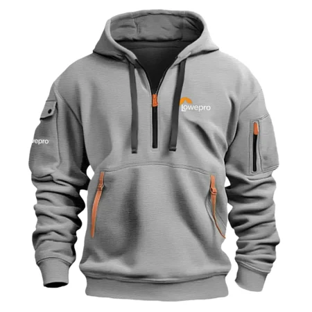 Special Release Nature Photography x Lowepro Brand Fashion Hoodie Half Zipper BLNP170724A1LP - Gray