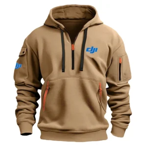 Special Release Nature Photography x DJI Brand Fashion Hoodie Half Zipper BLNP170724A1DJI - Gray