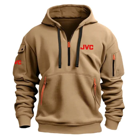 Special Release Nature Photography x JVC Brand Fashion Hoodie Half Zipper BLNP170724A1JVC - Khaki